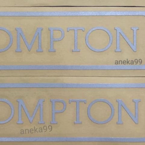 

◘ Cutting sticker BROMPTON Scotlight / sticker ☉