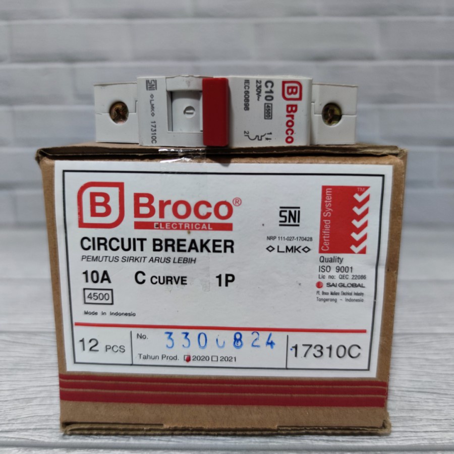 MCB BROCO 10A MCB 10 Ampere BROCO