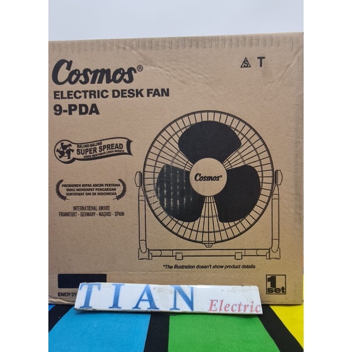 COSMOS 9-PDA Desk Fan 9 Inch