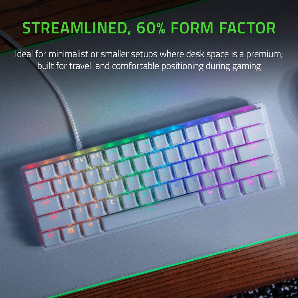 Razer Huntsman Mini Mercury 60% Optical Gaming Keyboard