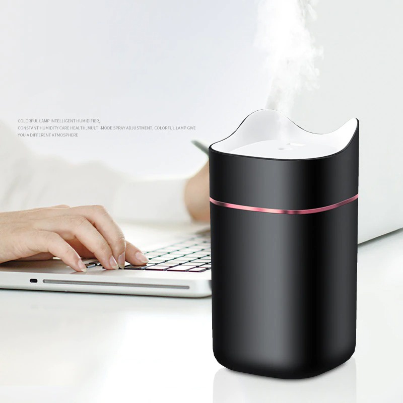 Air Humidifier Diffuser Pelembab Udara Lampu Tidur RGB 1400ml