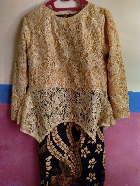 Tasyananu_batik Couple Marlena Couple / Couple Selendang Brokat Marlena