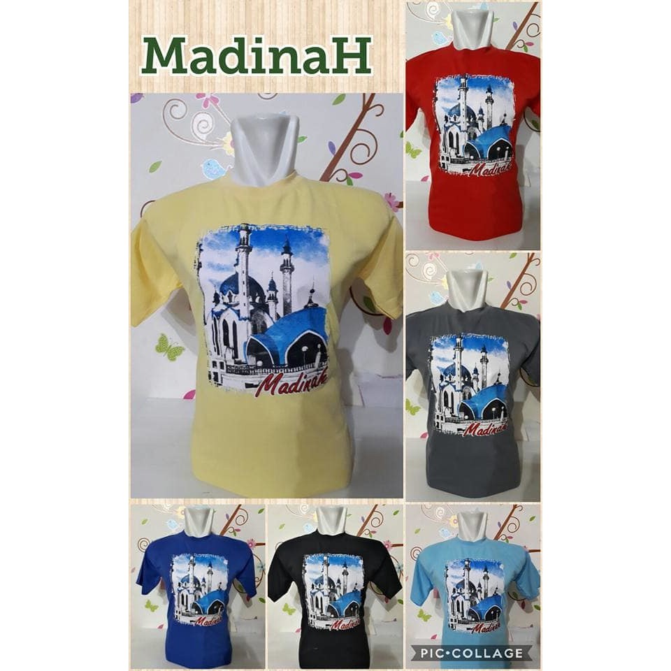 kaos negara madinah/souvenir murah/oleh oleh murah
