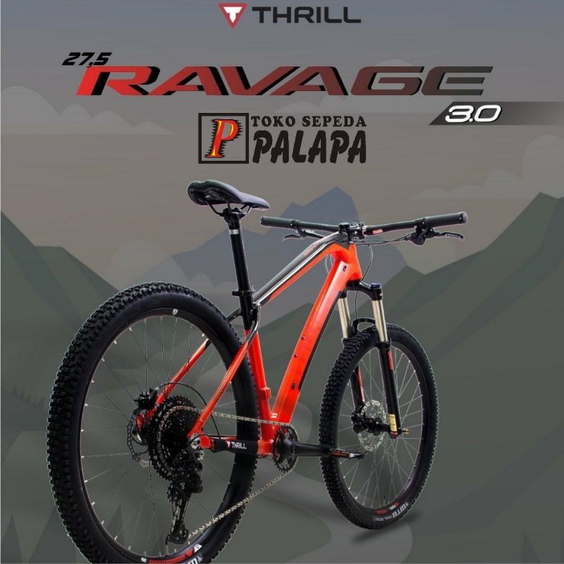 MTB 27.5 THRILL RAVAGE 3.0 T120 NEW Sepeda Gunung 3