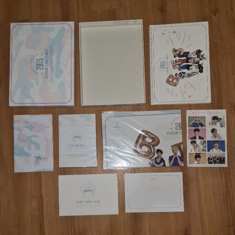 [ READY STOCK ] PRELOVED FULLSET BTS SEASONS GREETINGS 2015