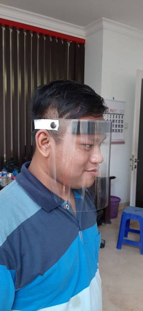 FACE SHIELD BUKA TUTUP DEWASA BISA DICUCI