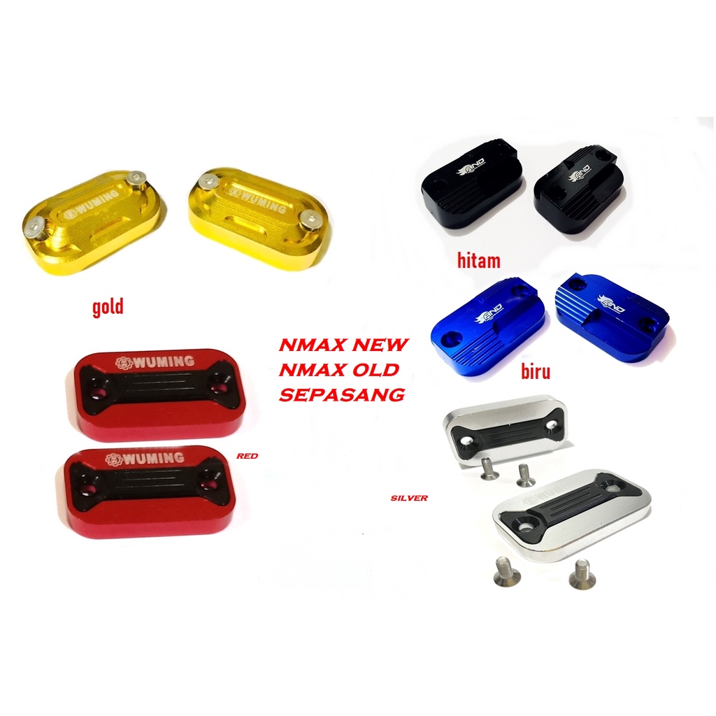 TUTUP MINYAK REM NMAX 155CC SET KIRI KANAN ALL NMAX new/NMAX OLD COVER TUTUP MASTER REM ATAS