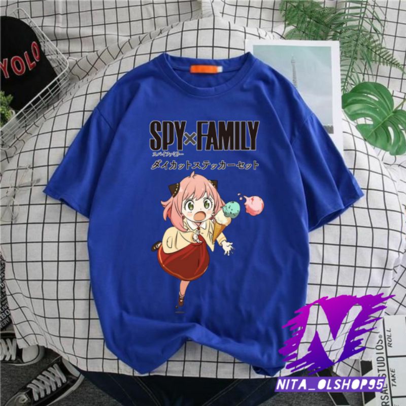 kaos anak Anya spy family baju anime anak Anya spy X family populer