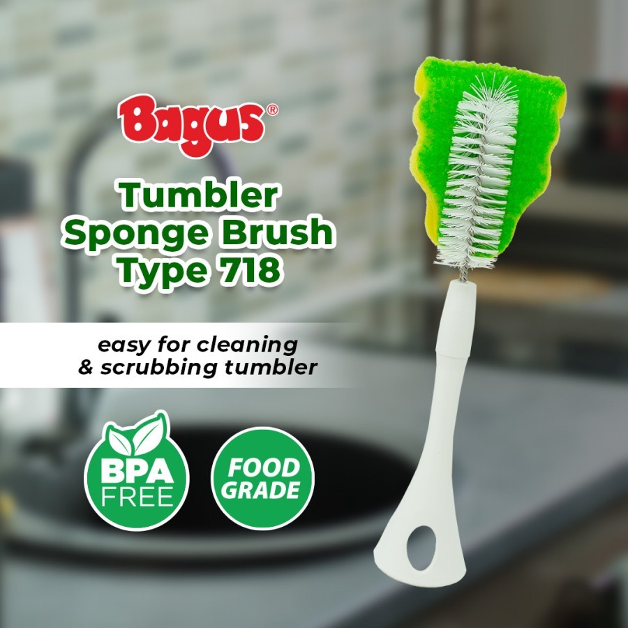 Bagus Tumbler Sponge Brush / Sikat Pencuci Botol W-22718