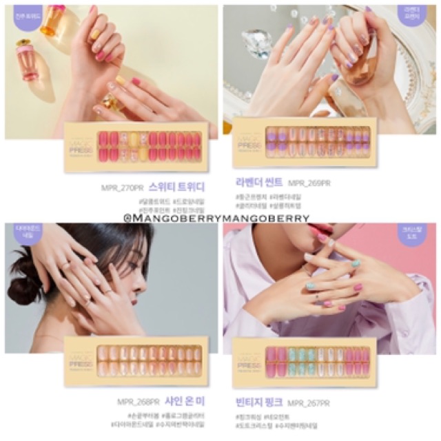 DASHING DIVA Premium magic press manicure - SOFT SHINE COLLECTION (100% ori, fake nail, kuku palsu)