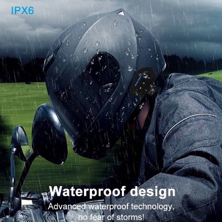 2022 Baru Pro Wireless Helm Headset BT-12 Bluetooth 5.0 Alternative Intercom Motor Earphone Kompatibel Dengan Semua Helm-2