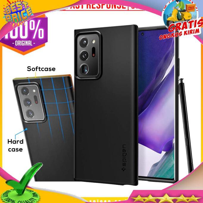 NEW PRODUK CASE SAMSUNG GALAXY NOTE 20 / ULTRA SPIGEN THIN FIT HARDCASE CASING - NOTE 20 ULTRA,
