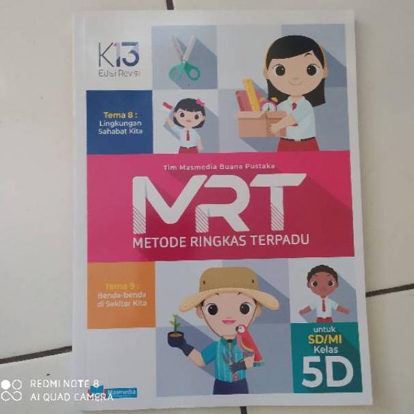 Buku MRT kelas 5 SD jilid ABCD Masmedia [LBB. 17332]