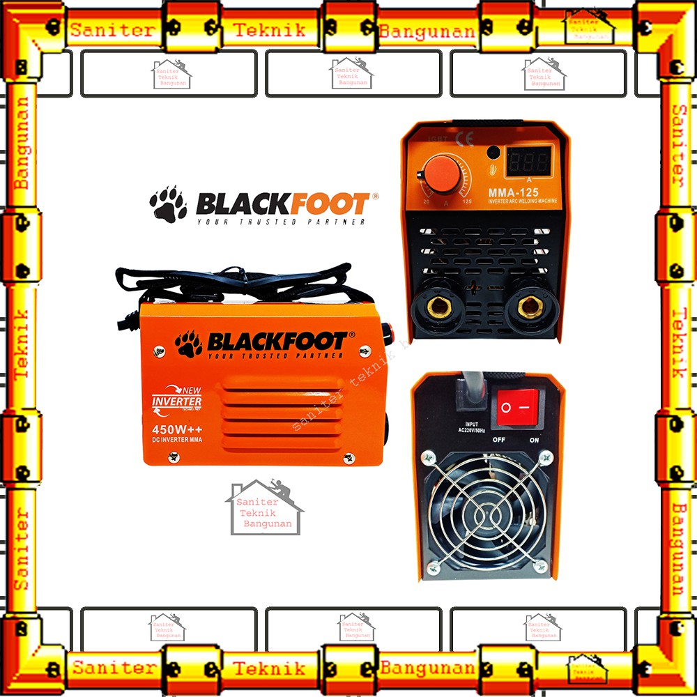 Mesin Las Welding MMA-145 Digital Blackfoot High Quality