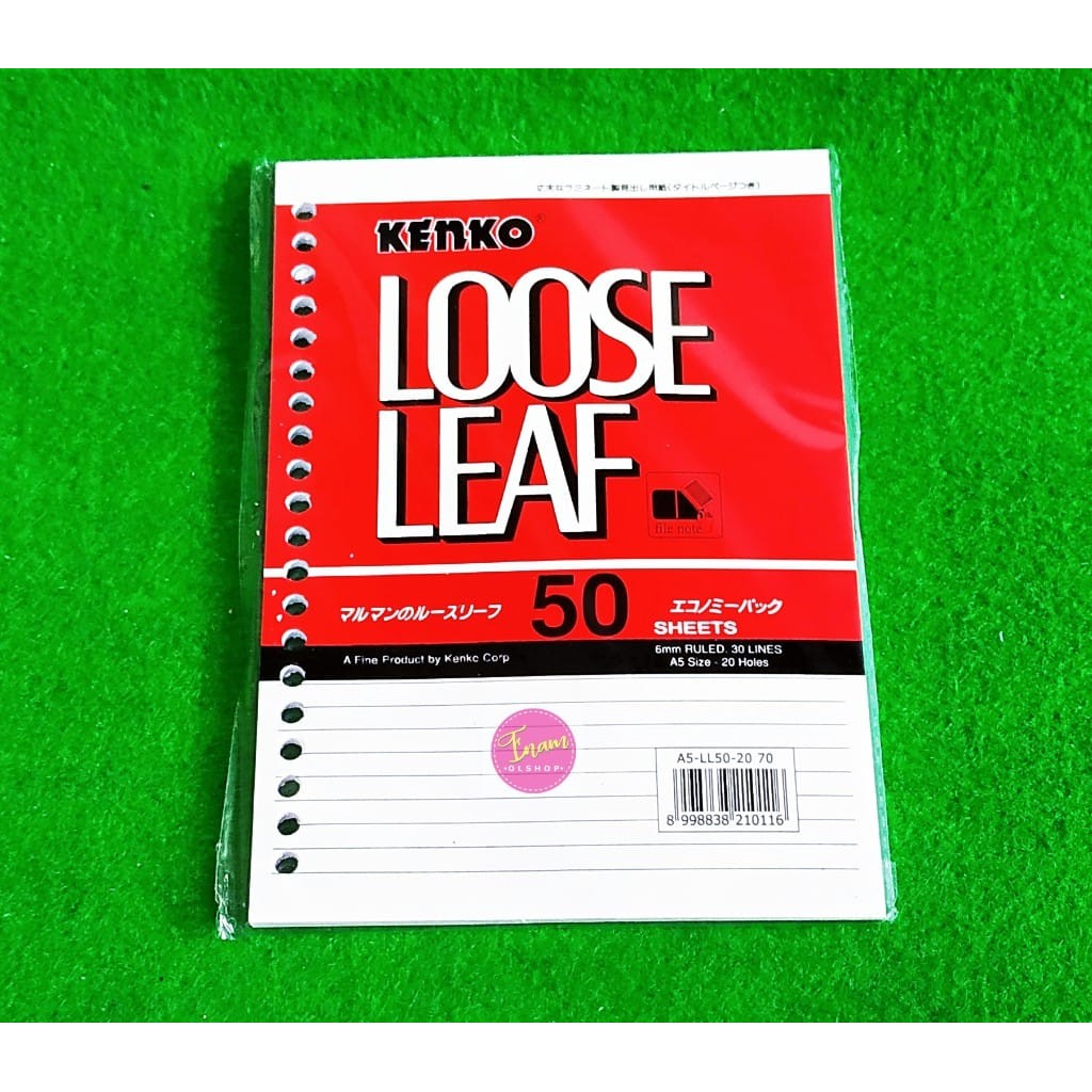

Kenko Loose Leaf A5 7020-50