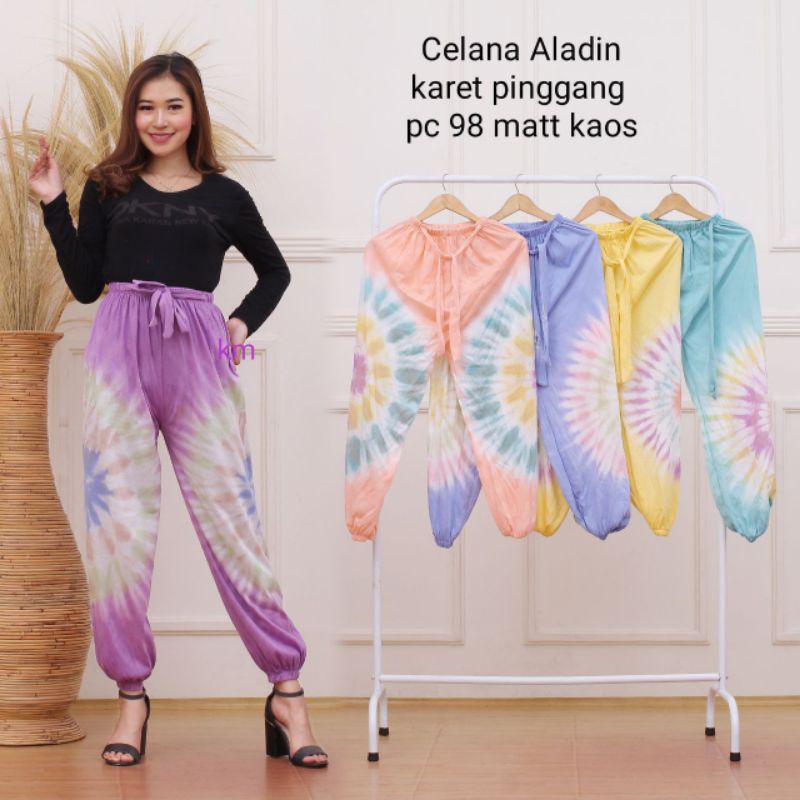 Jogger Pants Matt Kaos Cotton / Celana Wanita Panjang Kekinian / Celana Legging Motif Terbaru