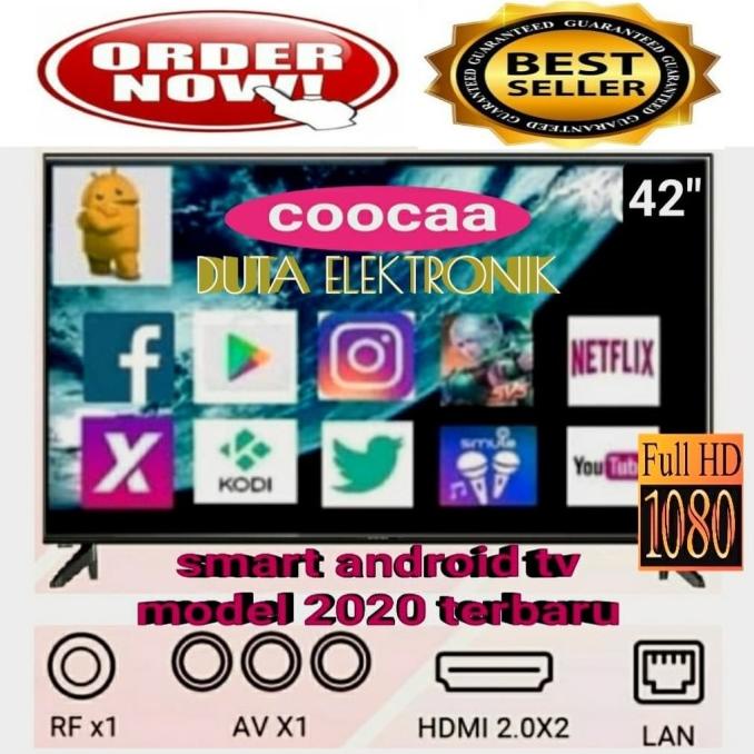 Led Tv Coocaa 42 Inch 42S3G Smart Android 9.0 Netplix Termurah