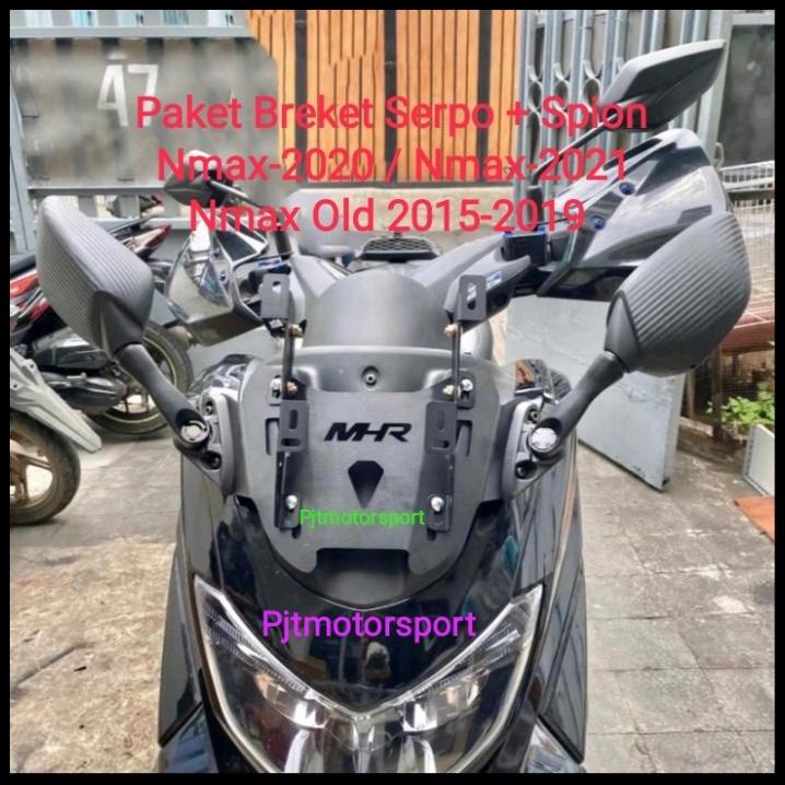 Bracket Spion Winsil Serpo All New Nmax-155 2020 / Nmax155 Old "Mhr" - Bracket + Spion