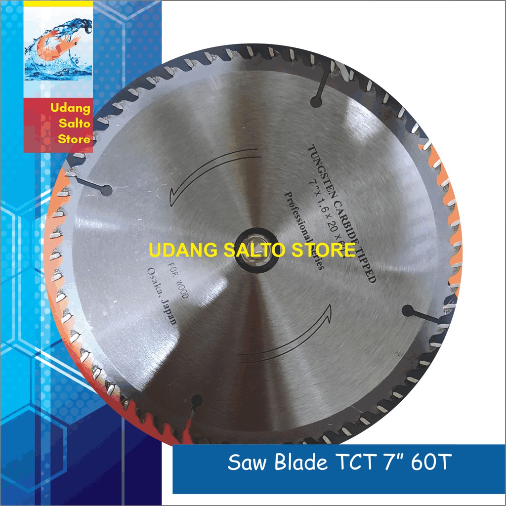Mata Gergaji Saw blade 7" x 24T TCT Circular Saw Blade