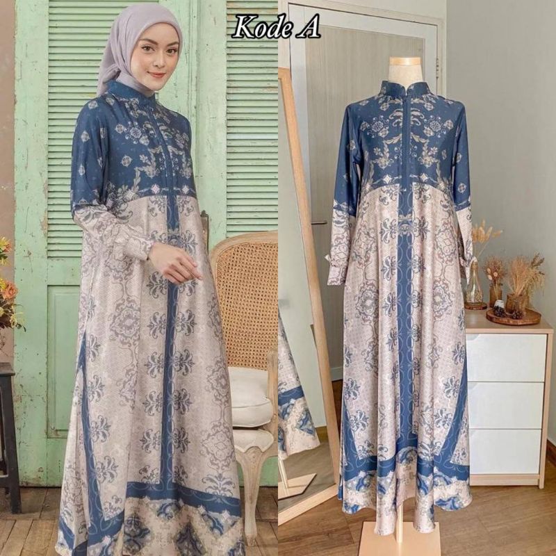 GAMIS AURORA DRESS MUSLIMAH KONDANGAN LEBARAN HAJATAN GLAMOUR MEWAH DRESS MODIS MODERN GAUN MAXMARA 
