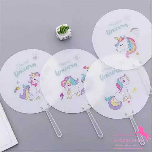 Kipas Unicorn Anak Tangan Souvenir Ulang Tahun Perempuan Cewek Kado