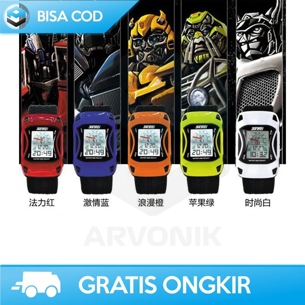 JAM TANGAN ANAK COWOK ANTI AIR ORIGINAL SKMEI 0961B - JAM TANGAN ANAK COWOK MURAH