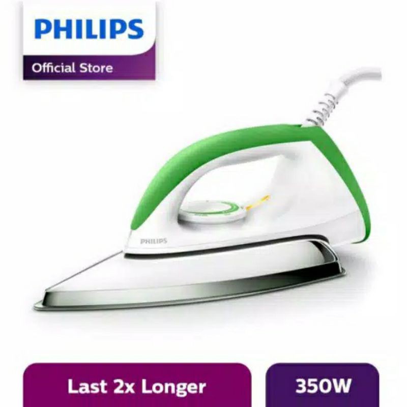 Philips setrika listrik ceramic 350 watt HD1173  - HD 1173 Original