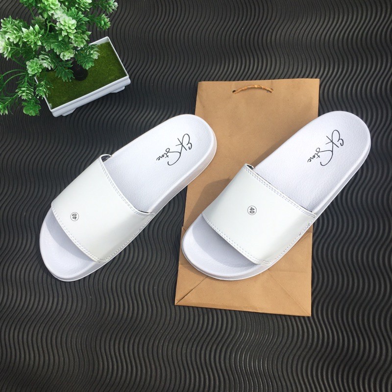 Sandal Slide On Cewe Cowo Polos EKStore Premium | sendal selop | Sandal Slip On | Sandal Slop