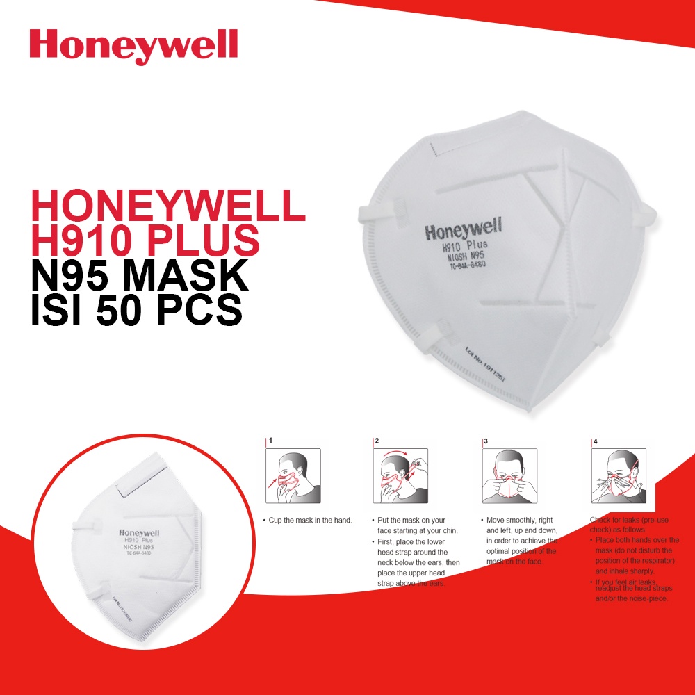 HONEYWELL H910 PLUS - N95 MASK 1EA