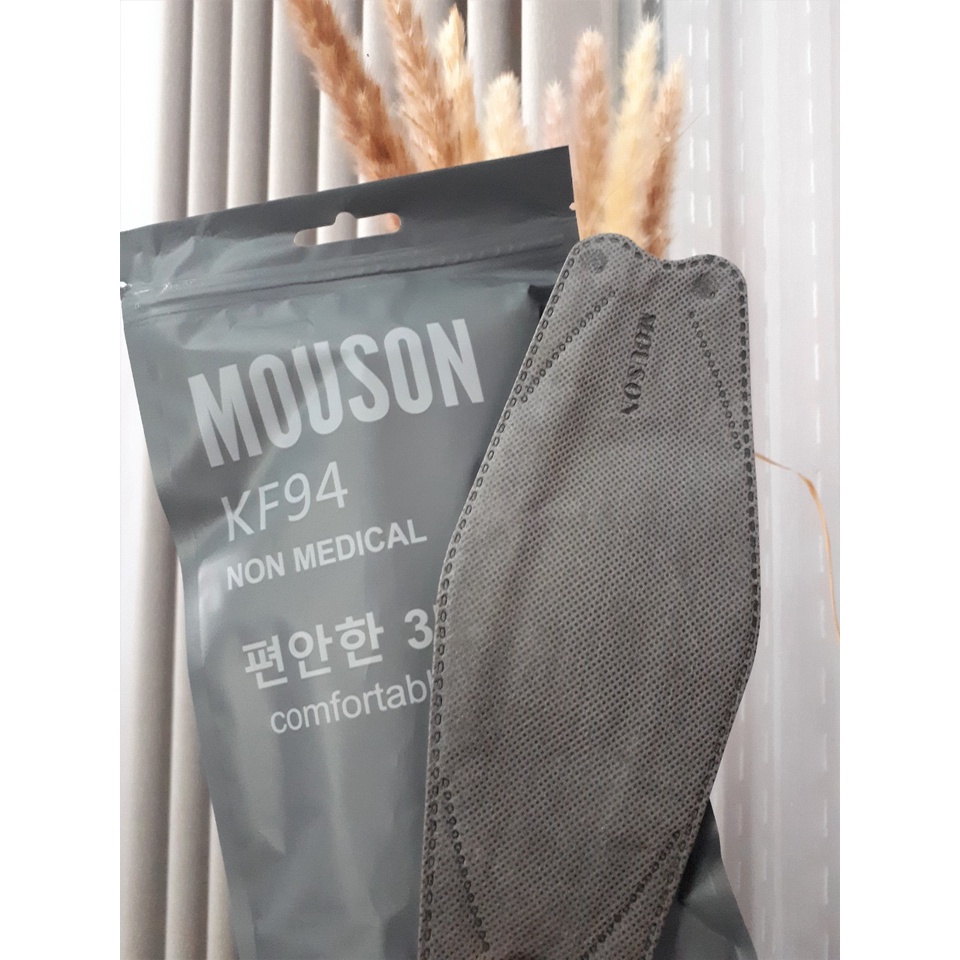 Masker KF 94 Mouson Original Masker Korea Kf94 Emboss Mouson 4 Ply Isi 10pcs/pack