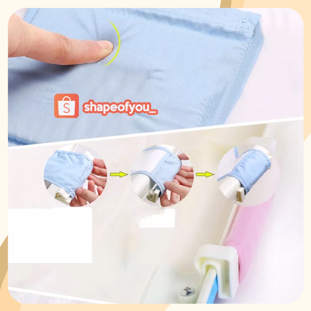 Baby Bath Helper Alat Bantu Memandikan Bayi Anti Slip Kuat Jaring Anti Tenggelam Mandi Kursi Bak