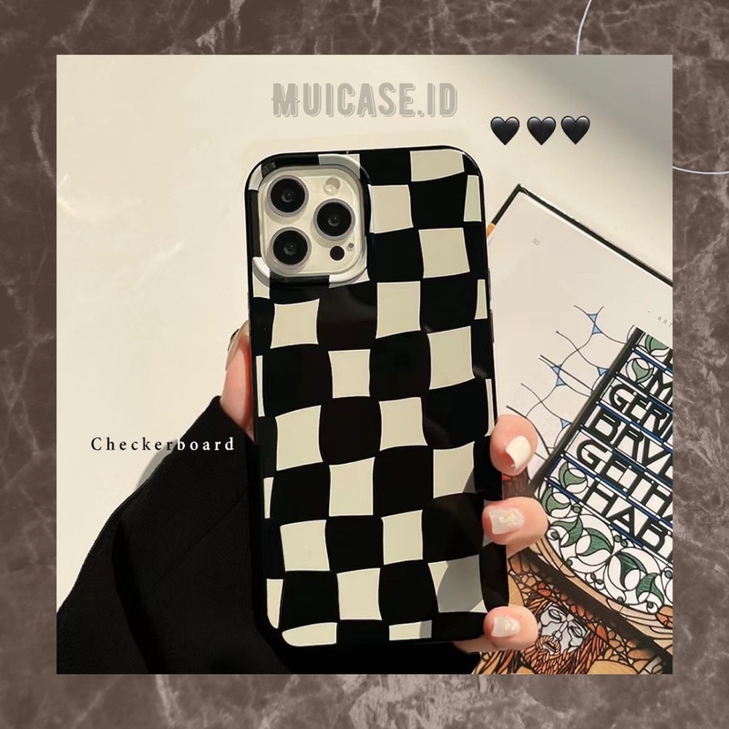 Sot Case motif Dadu kotak kotak for iPhone X xr Xsmax 11 11Pro 11ProMax 12pro 12Promax 13