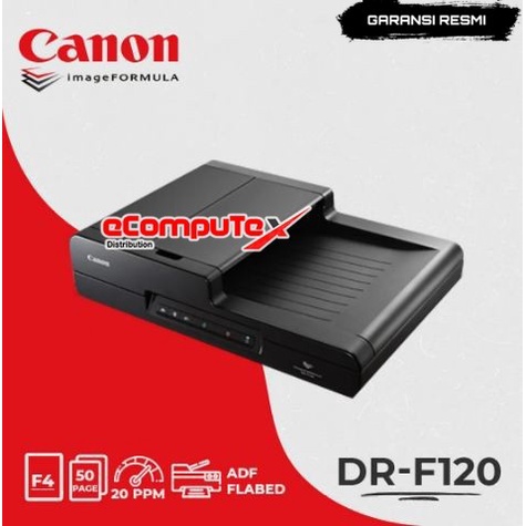 CANON SCANNER IMAGE FORMULA DR-F120 / DRF120 ADF + FB 4/20PPM - GARANSI RESMI