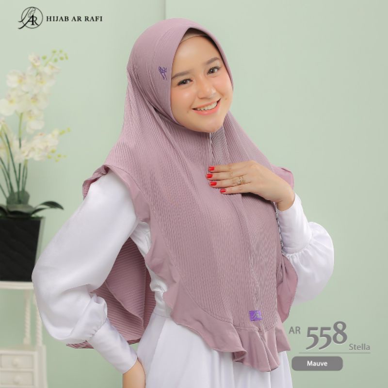 Hijab arrafi AR 558 plisket new