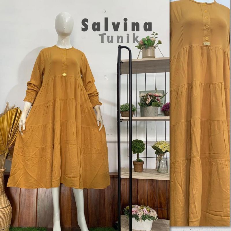 Tunik Salvina Rayon Uniqlo Original