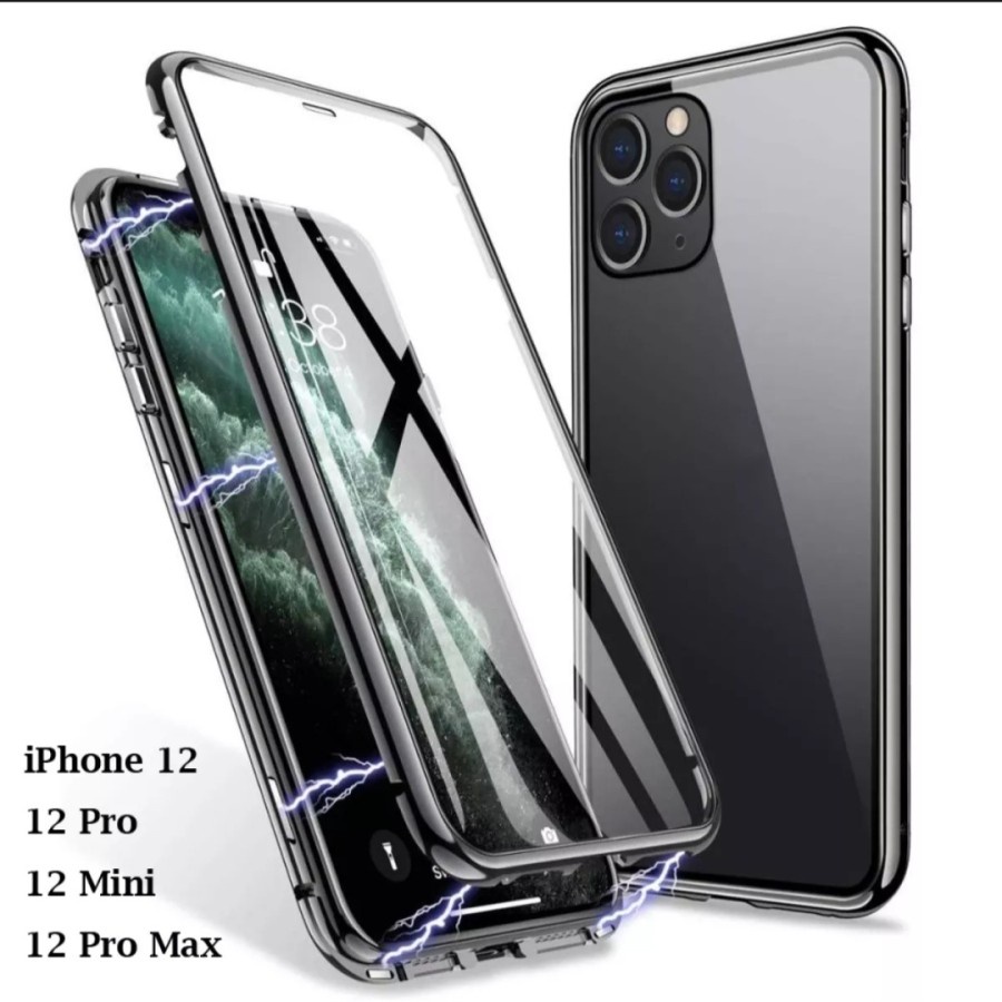 ( MAGNETIC DEPAN BELAKANG ) CASE IPHONE 12 / IPHONE 12 MINI / IPHONE 12 PRO / IPHONE 12 PRO MAX