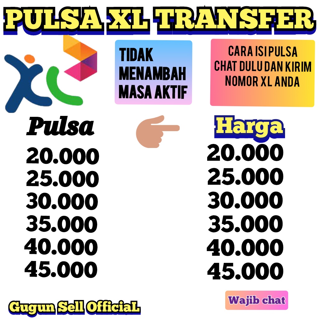 ISI PULSA XL TRANSFER