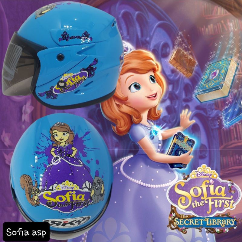 Helm Anak SKY Princess Sofia