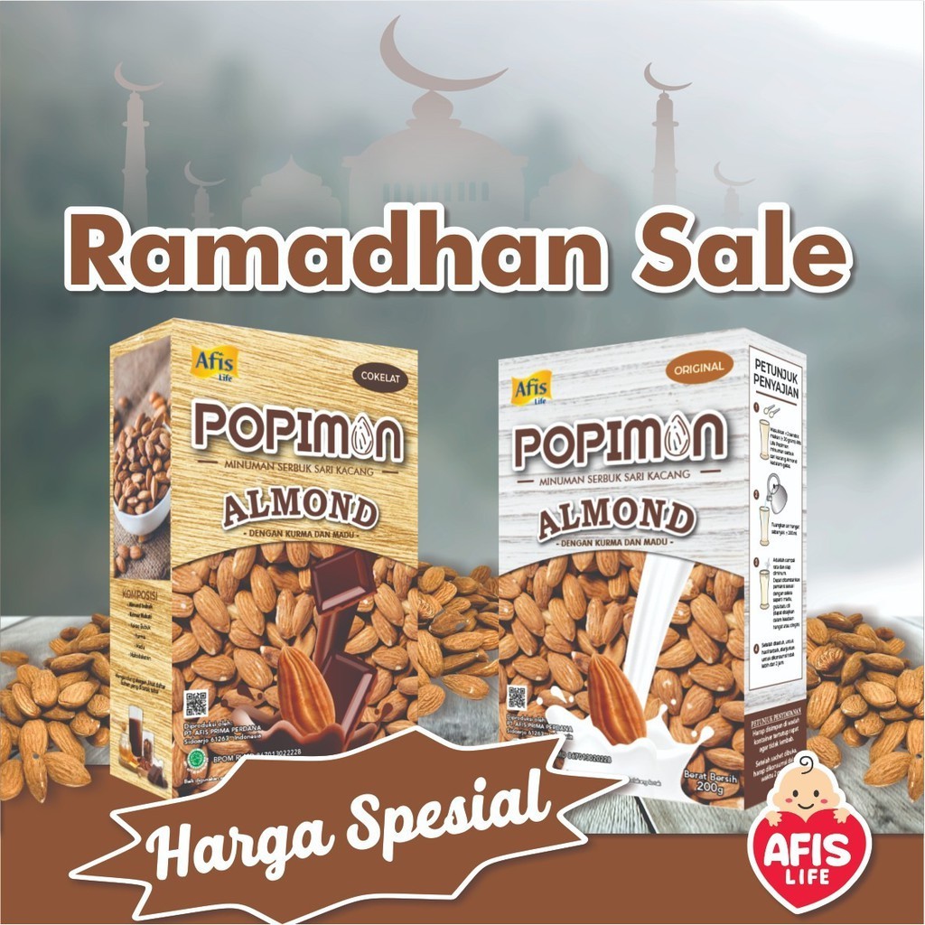 

AFIS POPIMON Sari Bubuk Almond / Susu Almond Plus Madu Untuk Anak Dan Dewasaa