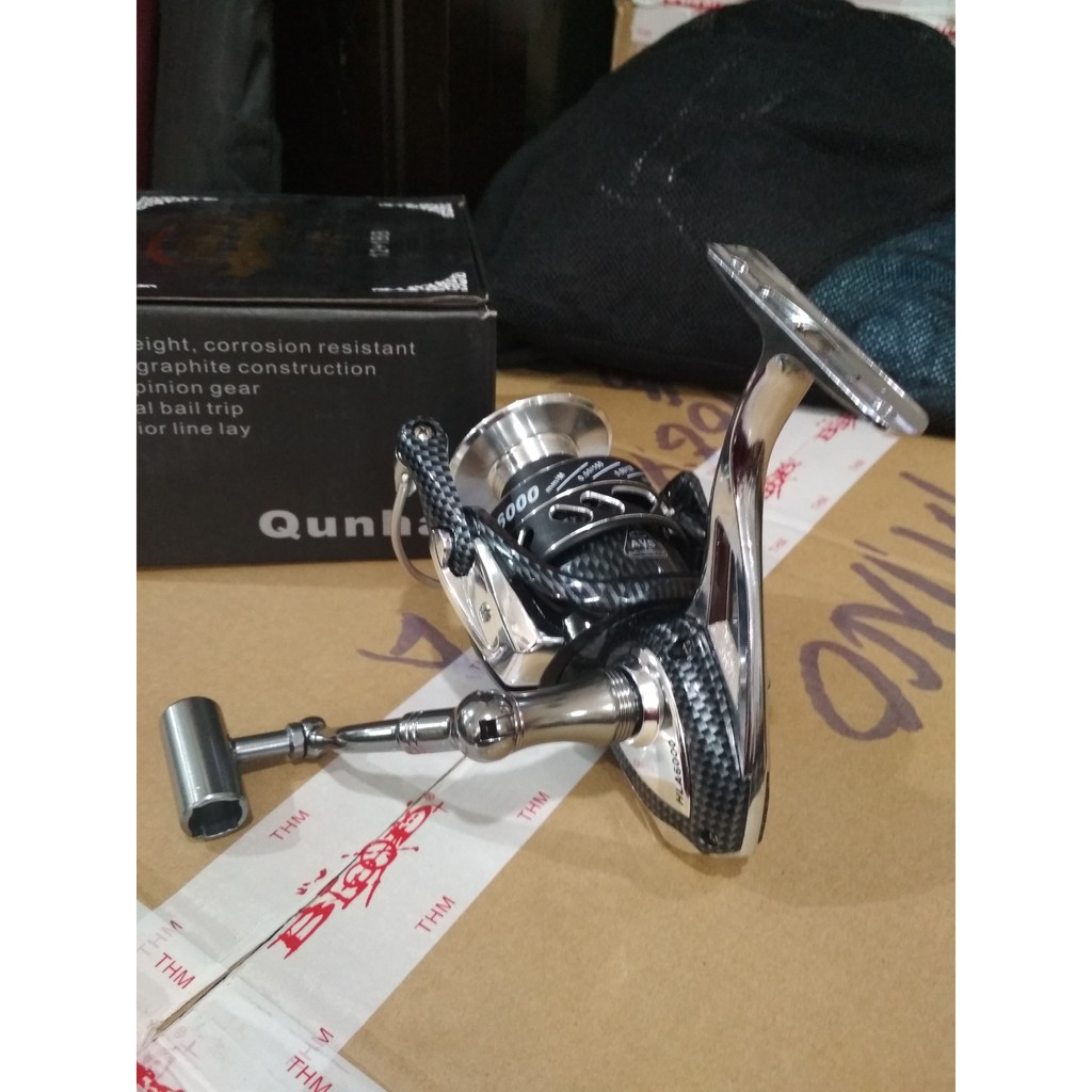 Reel Pancing Full Metal Hla Scorpion/Qunhai  4000 5000 dan 6000 12+1 BB