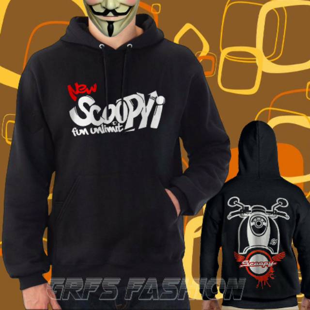 Jaket Hoodie Honda Scoopy