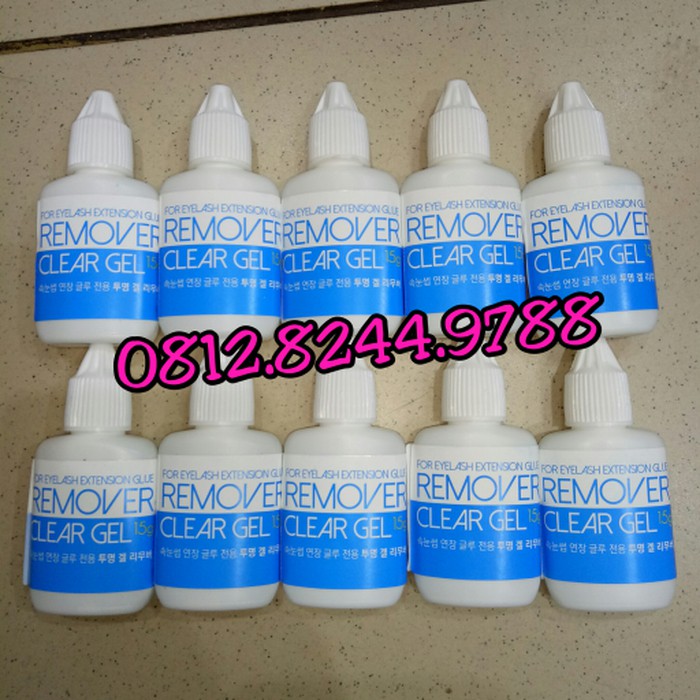 GLUE REMOVER CLEAR GEL FOR EYELASH EXTENSION BLUE