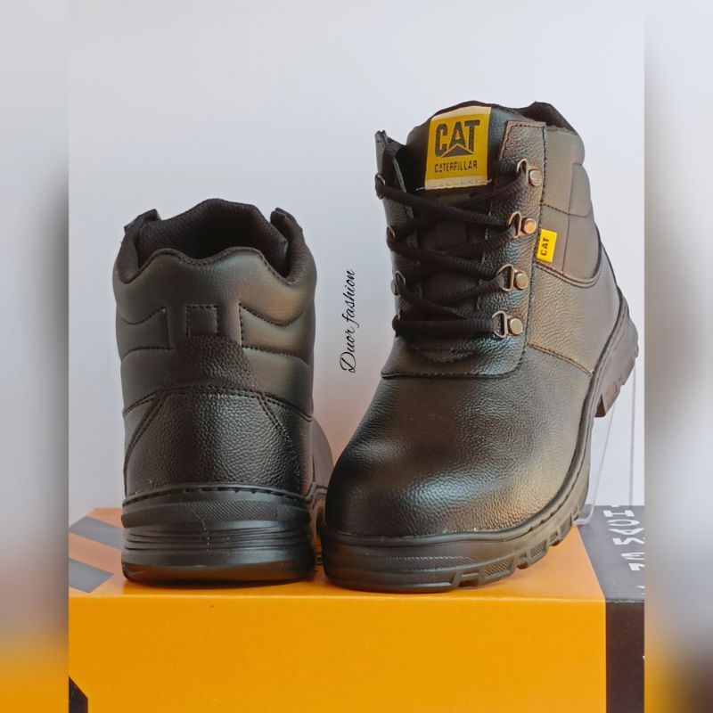 Sepatu Boot Pria Ujung Besi Kerja Lapangan Proyek Sefety Anti Slip Safety Shoes