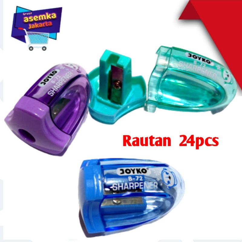 Sharpener Rautan Serutan Joyko B-72 24pcs Grosir