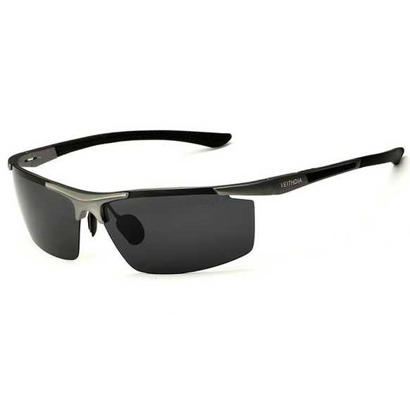 Original Kacamata Polarized Polaroid Anti Silau UV Sungglass Veithdia Polaris Aviator TNI Pilot