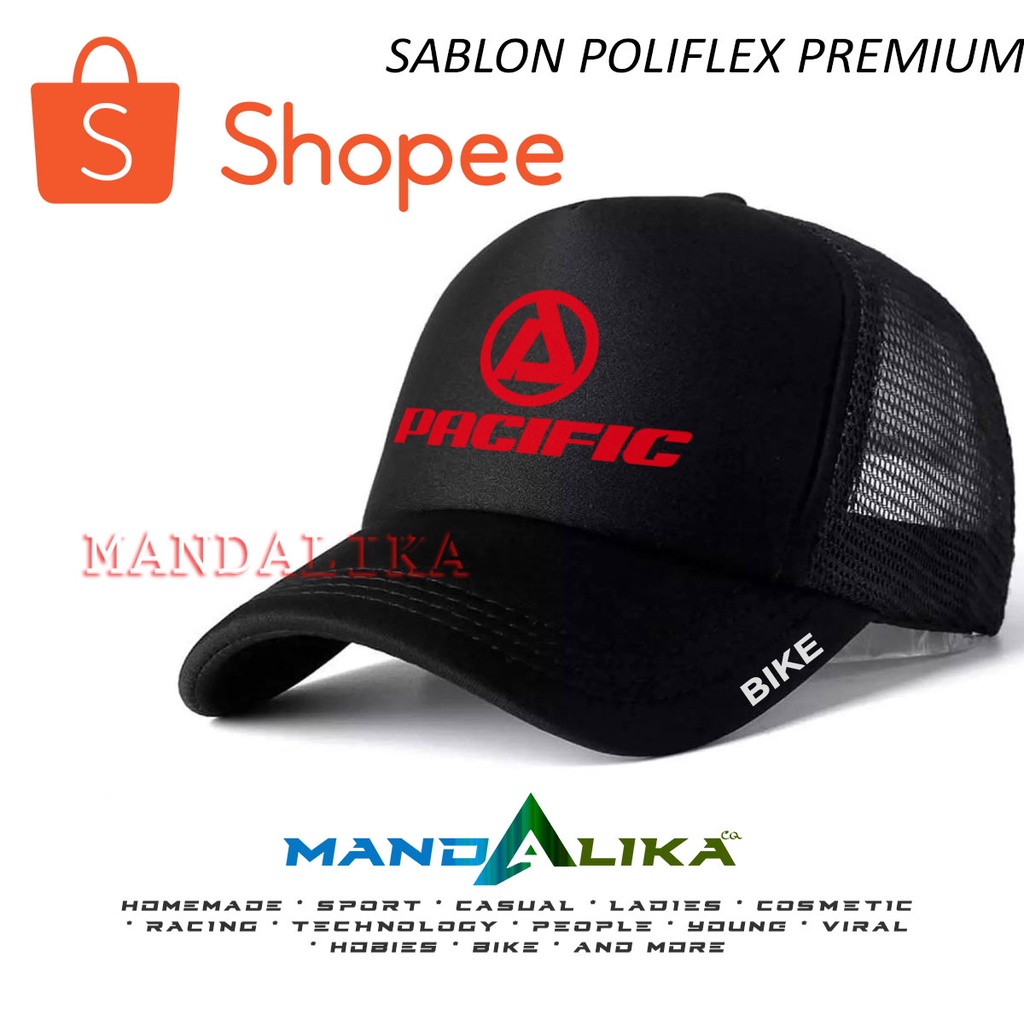 TOPI SEPEDA PACIFIC JARING TRUCKER CUSTOM BIKE