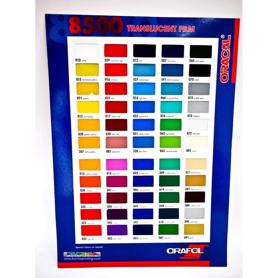 

STIKER ORACAL 8500 TRANSLUCENT FILM HARGA TERBAIK
