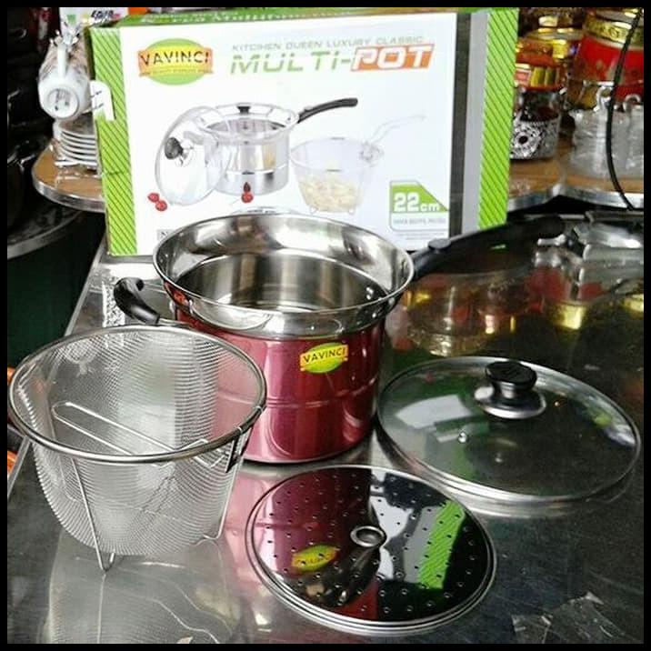 Vavinci Panci Vavinci Multifungsi 22 Cm Vavinci Multi Pot Goreng Rebus