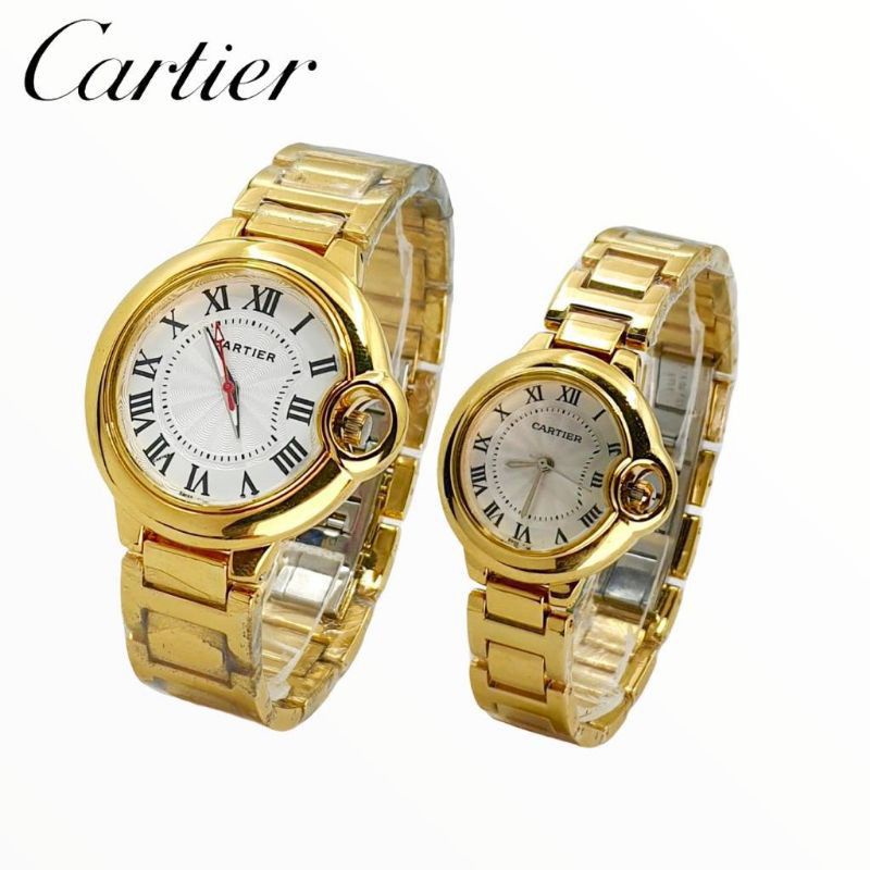 COD✔️ Jam Tangan Cartier rantai permata couple