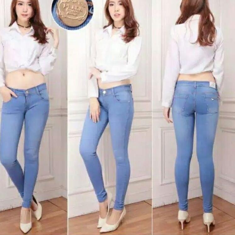 ADD8-5AB2J Celana Jeans Slimfit Cewek Size 27/38 Ada.diskon